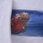 Хавлиена кърпа с бордюр PNG ‘Дядо Коледа‘, 30/50 см - 176609