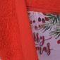 Хавлиена кърпа с бордюр PNG ‘Merry Christmas‘, 30/50 см - 176626