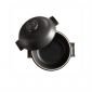 Керамична индукционна тенджера Emile Henry Delight 2 л, 22,5 см - цвят черен - 177448