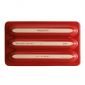 Керамична форма за печене на багета Emile Henry Baguette Baker 39,5/23 см - цвят червен - 182274