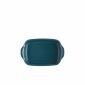 Керамична правоъгълна форма за печене Emile Henry Individual Oven Dish 22/15 см - цвят синьо-зелен - 216303