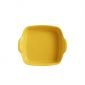 Керамична тава Emile Henry Square Oven Dish 22х22 см - цвят жълт - 235437
