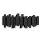 Закачалка за стена с 5 бр. закачалки Umbra Sticks - цвят черен - 231919