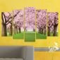 Декоративeн панел за стена с пролетна импресия в розово Vivid Home - 59195