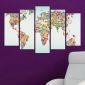 Декоративен панел за стена с пъстроцветна географска карта Vivid Home - 58683