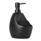 Диспенсър за миещ препарат с отделение за кухненска тел Umbra Joey - цвят черен - 155888