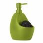 Диспенсър за миещ препарат с отделение за кухненска тел Umbra Joey - цвят зелен - 155882