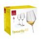 Комплект 6 броя чаши за вино Rona Favorit Optical Wine, 430 мл - 588812