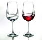 Kомплект 2 бр. чаши от кристалин за червено вино Bohemia Crystalex Turbulence 550 мл - 63522