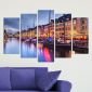 Декоративни панели за стена с нощен изглед от Копенхаген Vivid Home - 58883