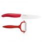 Комплект нож с белачка в кутия Kyocera 11 см - червен - 241070
