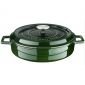 Чугунена мултифункционална тенджера Lava Тренди Premium 24 см, зелен - 215331