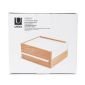 Кутия за бижута и аксесоари Umbra Stowit - цвят бял / натурално дърво - 231940