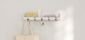 Стенен органайзер с 5 бр. закачалки Umbra Cubby - цвят бял - 231984