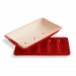 Керамична форма за печене на мини багети Emile Henry Mini - Baguette Baker - цвят червен - 219465