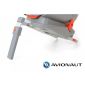 Столче за кола с IsoFix Avionaut Glider Softy 9-25 кг F.03, черно/розово - 152795