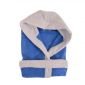 Детски халат за баня PNG син/бял цвят, различни размери - 168982