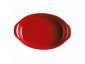 Подаръчен сет от 2 броя овални керамични форми за печене Emile Henry Ultime - цвят червен - 177390