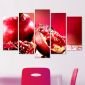 Декоративeн панел за стена с ценен тропически плод в червено Vivid Home - 58557