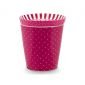 Чаша с чиния Pip Studio Royal Tiles, 230 мл, тъмно розово - 578581
