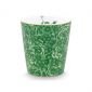 Чаша с чиния Pip Studio Royal Stripes Flower 230 мл, тъмно зелен - 578633