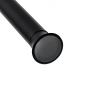 Телескопичен корниз за пердета и завеси Umbra Chroma, цвят черен - размер 91-137 см - 221459