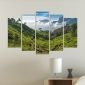 Декоративен панел за стена с планински изглед Vivid Home - 58081