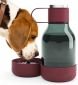 Бутилка за вода с купичка за куче Asobu Dog Bowl- 1,5 л, бордо - 561361