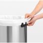 Кош за смет Brabantia Touch Bin Metallic Grey, 60 л - 195142