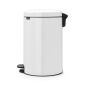 Кош за смет с педал Brabantia NewIcon White, 20 л - 195905