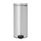 Кош за смет с педал Brabantia NewIcon Metallic Grey, 30 л - 196065