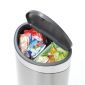 Кош за смет Brabantia Touch Bin New Recycle Matt Steel, 23 + 10 л - 196716