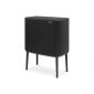 Кош за смет Brabantia Bo Touch Matt Black, 11 + 23 л - 197082