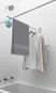 Поставка за кърпи / простор за баня Umbra Sure-Lock - цвят хром - 231951