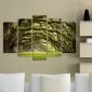 Декоративен панел за стена с приказна илюстрация в зелено Vivid Home - 57797