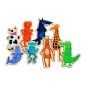 Игра с дървени магнити Djeco Crazy animals - 26426