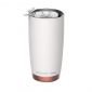 Двустенна термо чаша с вакуумна изолация Asobu Gladiator 600 мл - цвят бял/мед - 163475