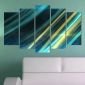 Декоративен панел за стена с цветна абстракция във водни нюанси Vivid Home - 58512