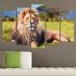 Декоративeн панел за стена с изображение на царствен лъв Vivid Home - 59357
