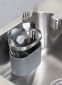 Сушилник за прибори с вакуумно закрепяне Umbra Holster - цвят сив - 164653