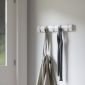 Закачалка за стена с 5 бр. закачалки Umbra Flip - цвят бял - 226921