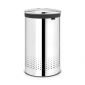 Кош за пране с метален капак Brabantia Brilliant Steel, 60 л - 193466