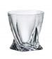 Комплект гарафа и чаши от кристално стъкло за уиски Bohemia Crystalite Quadro - 56054