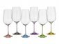 Комплект 6 бр. чаши за вино Bohemia Crystalex Rainbow 350 мл - 250002