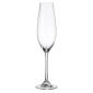 Комплект 6 броя чаши за шампанско Bohemia Crystalite Columba, 260 мл - 584473
