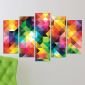 Декоративeн панел за стена с многоцветна холограма Vivid Home - 59312