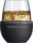 Чаша с термоизолираща основа Asobu Wine Kuzie - черна - 553770