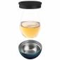 Чаша с термоизолираща основа Asobu Wine Kuzie - сребриста - 553779