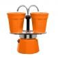 Кафеварка Bialetti Mini R 2 чаши + 2 чаши, оранжеви - 216289