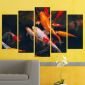 Декоративeн панел за стена с декоративни пъстроцветни рибки Vivid Home - 59453